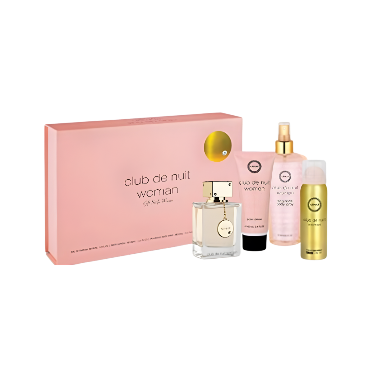 SET ARMAF CLUB DE NUIT WOMAN  4 PCS
