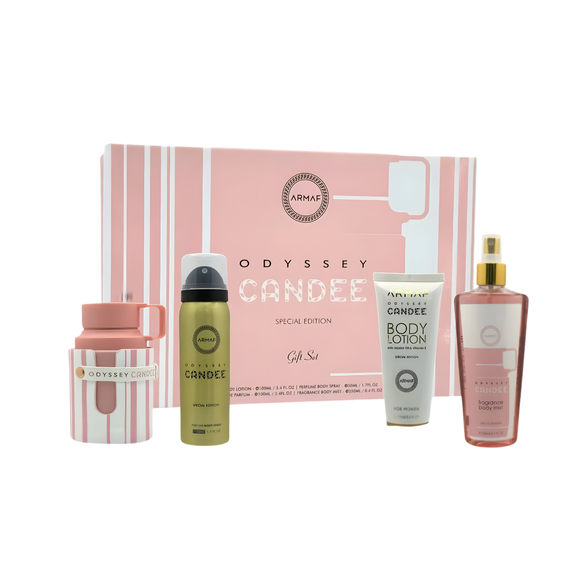 SET DE ARMAF ODYSSEY CANDEE WOMAN 4 PZA